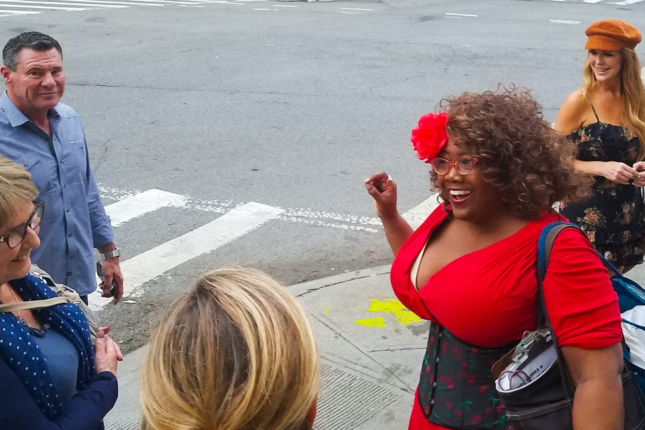Amanda and guests_streets