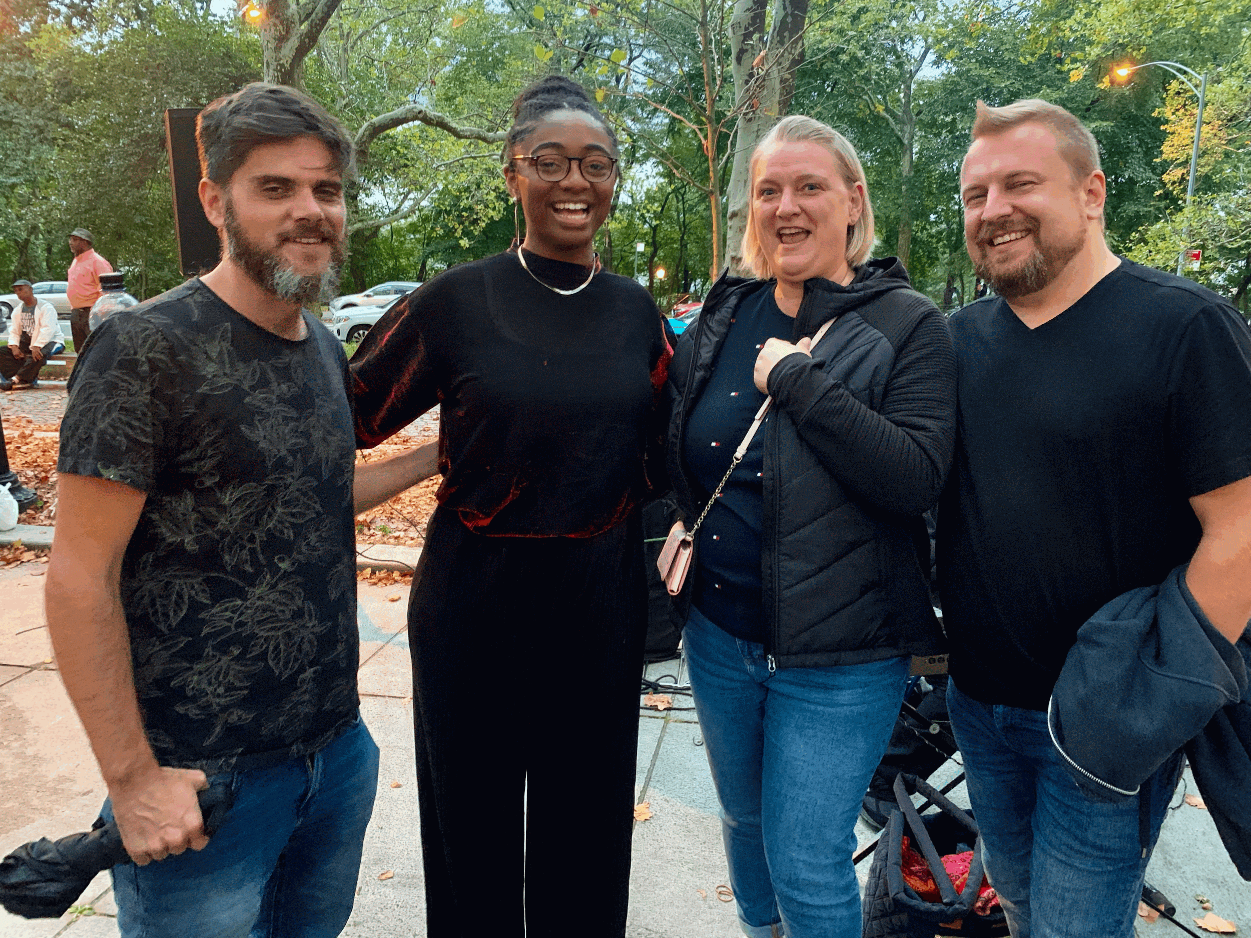 Big Apple Jazz Tour guests meet Samara Joy