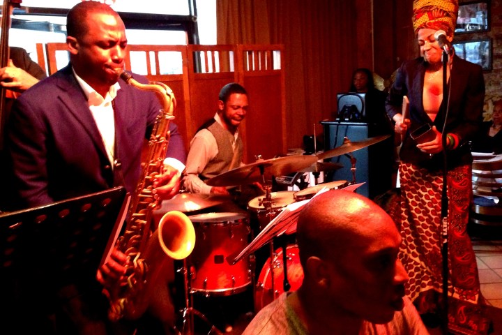 Jerome Jennings with Jazzmeia Horn at Creole in East Harlem